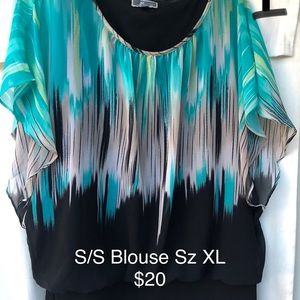 Macys JM Collection Blouse Sz XL